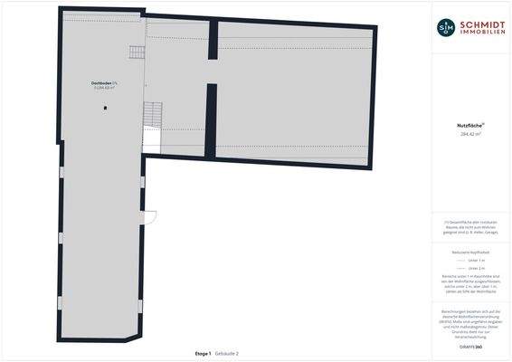 Grundriss 1. OG Nebengebäude Hausnummer 17