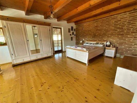 Schlafzimmer mit Terrasse