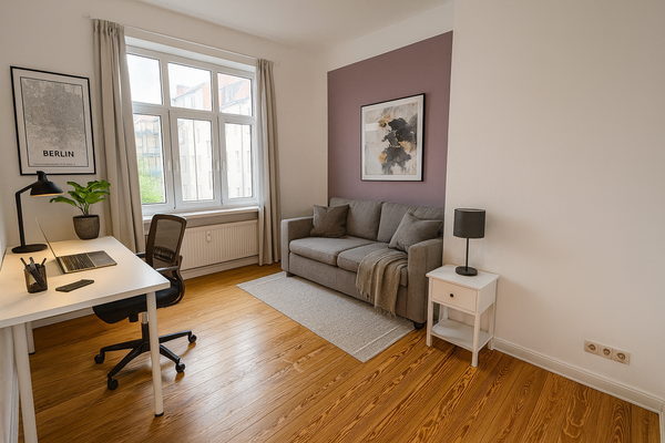 Beispielmöblierung Arbeitszimmer