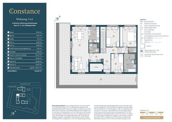Grundriss WE 5.63 Ebene 2