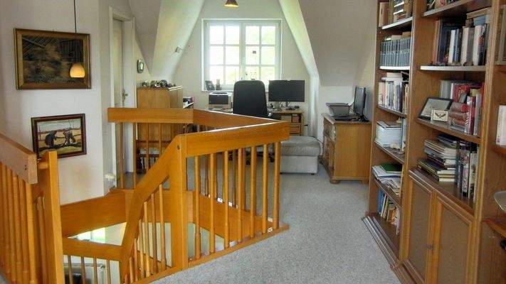 Arbeitsplatz in der Galerie