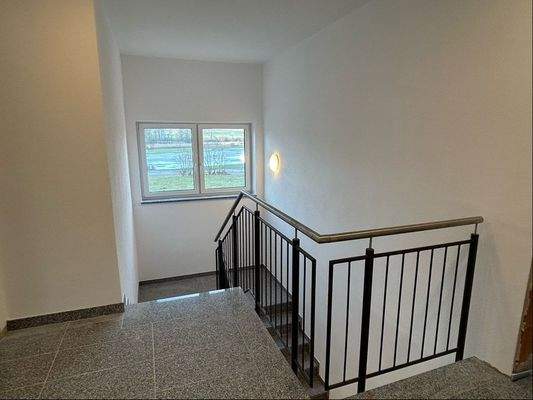 Treppenhaus vom Obergeschoss ins Erdgeschoss