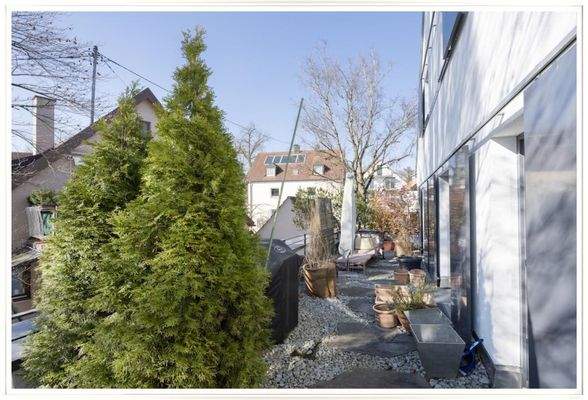 Dachgarten naben der Terrasse