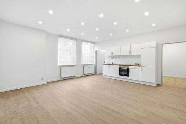 Offener Wohn- und Essbereich, Erdgeschosswohnung