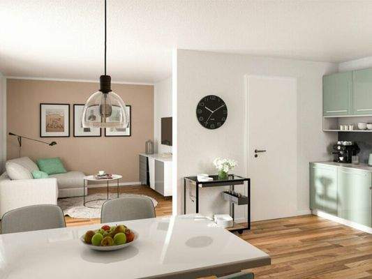 Der Mittelpunkt des Familienlebens – hier wird gelebt, gelacht und entspannt.