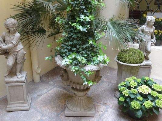 Blick in historischen Innenhof