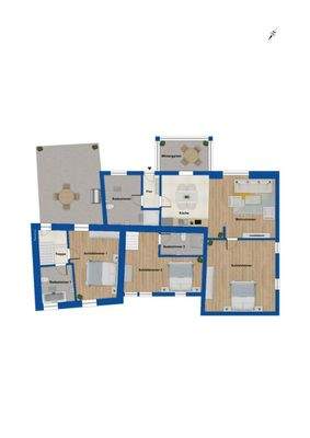 Grundriss Obergeschoss