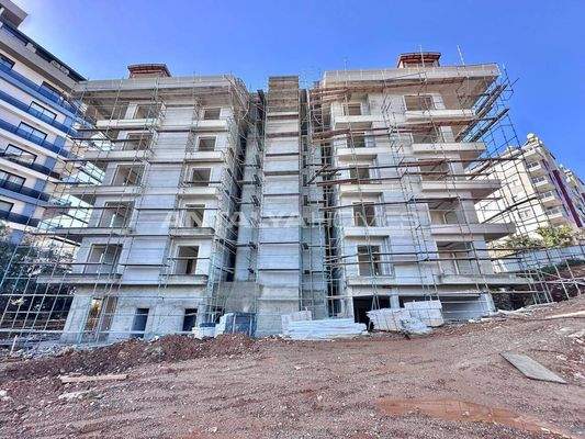 Flats for Sale Close to the Sea in Tosmur, Alanya