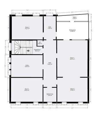Grundriss Skizze 1.OG