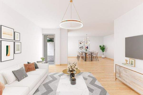 Visualisierung Wohnzimmer
