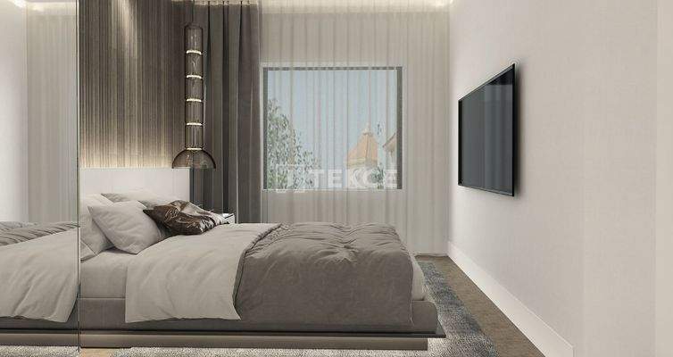 New Villas in a Complex with Rich Amenities in İzmir Karşıyaka