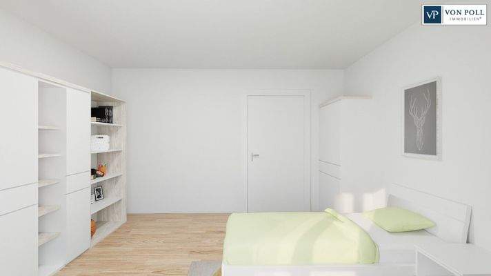 Ansicht Schlafzimmer