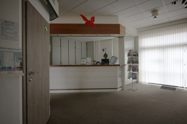 Austellungsraum Empfang 