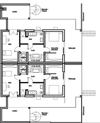 Erdgeschoss Kinder u. Schlafzimmer