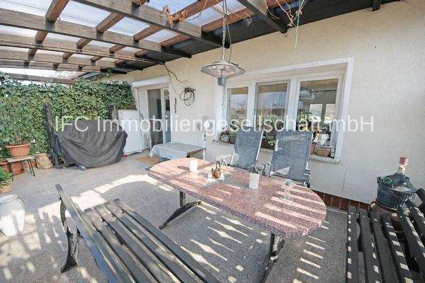 Blick auf die Terrasse