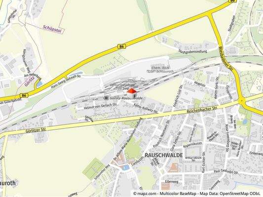 Geolyzer Kartenausschnitt