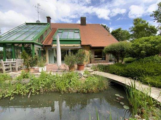 Blick über den Teich