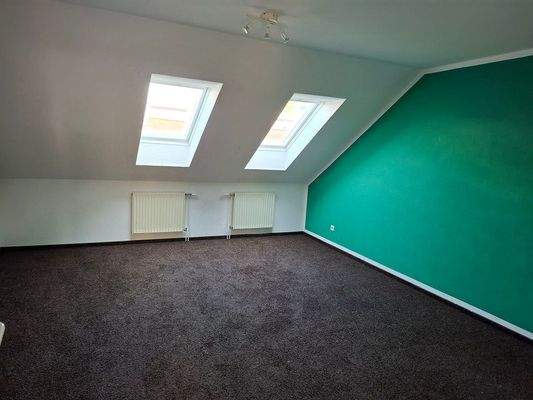 Wohnzimmer der leerstehenden Wohnung