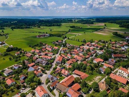 Luftbild Blickrichtung Andechs