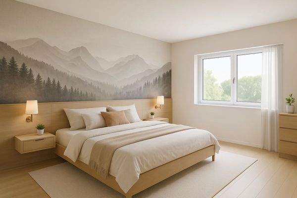 Schlafzimmer 3D-Visualisierung