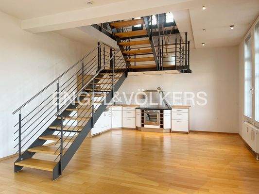 Offener Wohnbereich im 2. OG