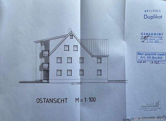 Planung nach Sanierung Ansicht