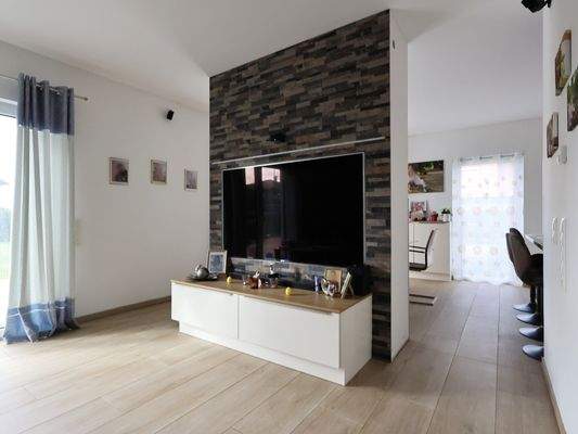 offener Wohn- Essbereich