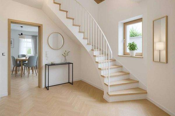 Flur Einliegerwohnung Beispielbild KI