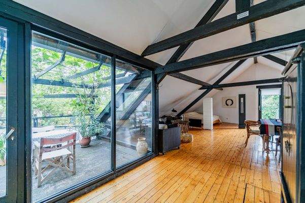 Blick durchs Studio Wohneinheit 2