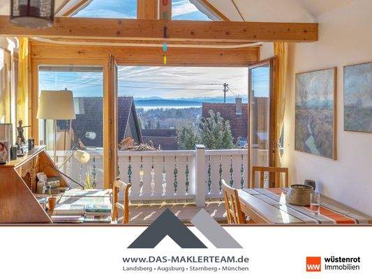 Wohnen über dem See – Charmante Maisonettewohnung mit Alpenpanorama