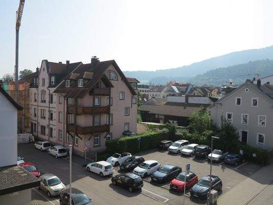 Blick aus der Wohnung