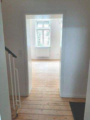 Blick ins Schlafzimmer