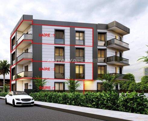 New Apartments Near the Sea and Mall in Muratpasa Antalya