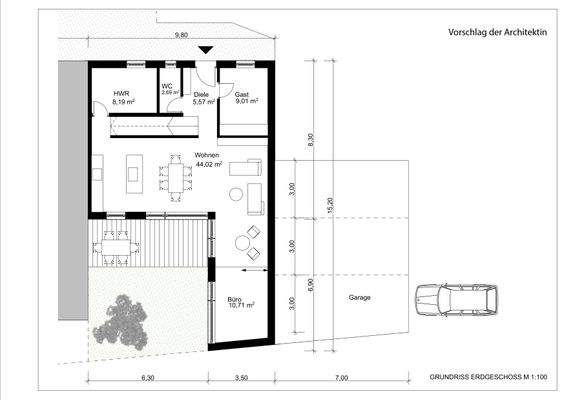 Vorschlag der Architekten