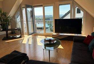 Dachstudio Blick auf den Rhein