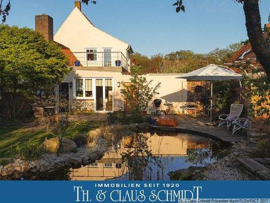 Gartenansicht der Immobilie