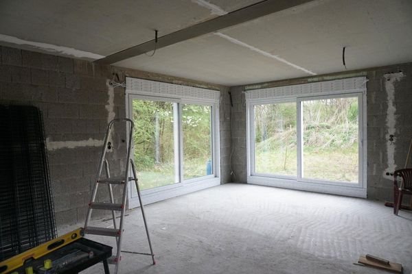 EG Wohnraum mit ebenem Ausgang