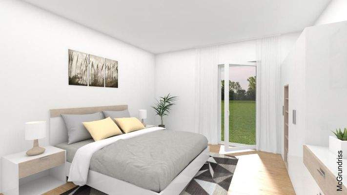 Graz-Gartenwohnung-Schlafzimmer-Visualisierung