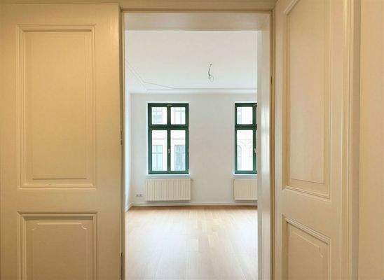 Blick ins Wohnzimmer