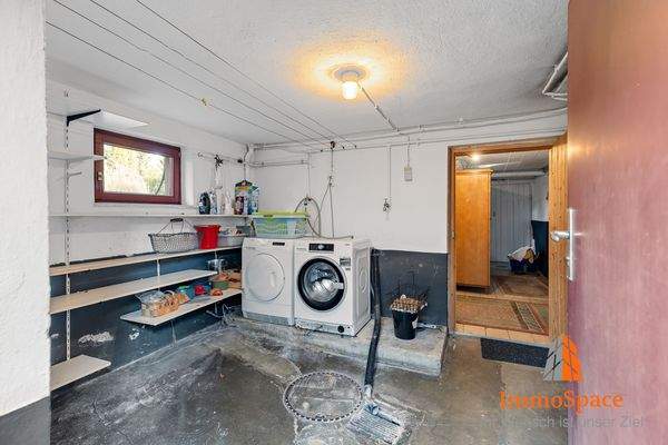 Blick in den Wäschekeller