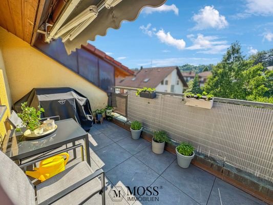 Balkon Westausrichtung