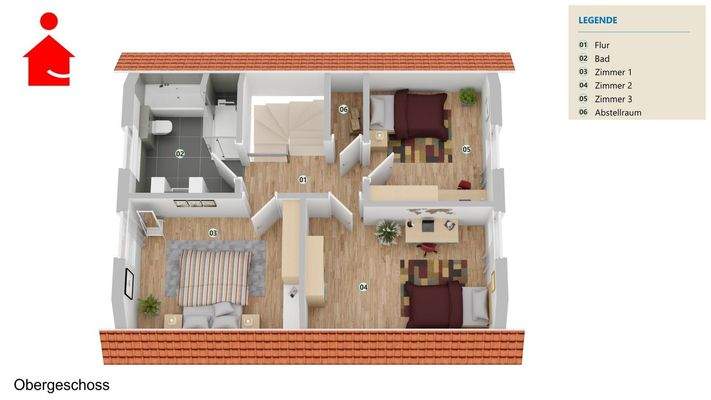 Grundriss Dachgeschoss