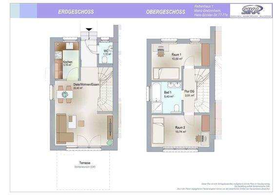 Erd- und Obergeschoss