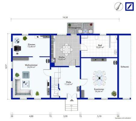 Erdgeschoss - Grundriss IST