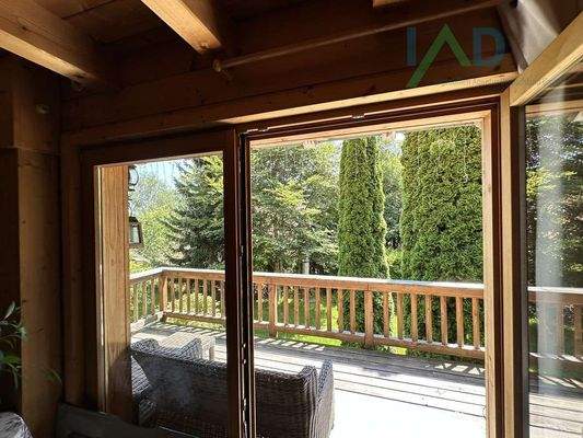 Wohn-/ Essbereich Zugang Balko