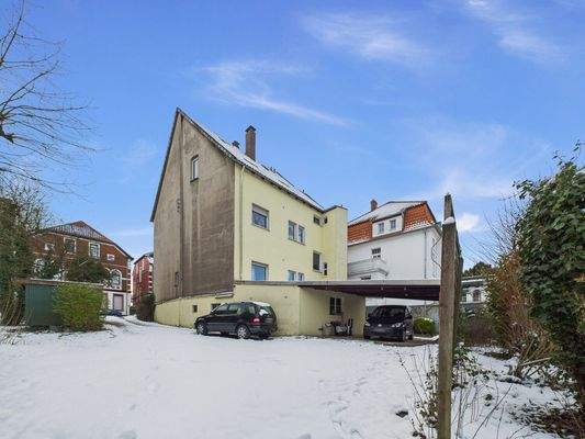 Außenansicht - Gebäuderückseite