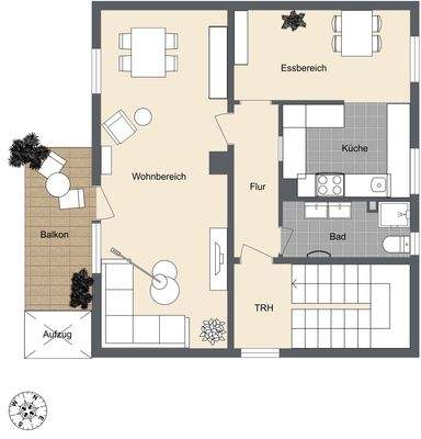 Grundriss Obergeschoss