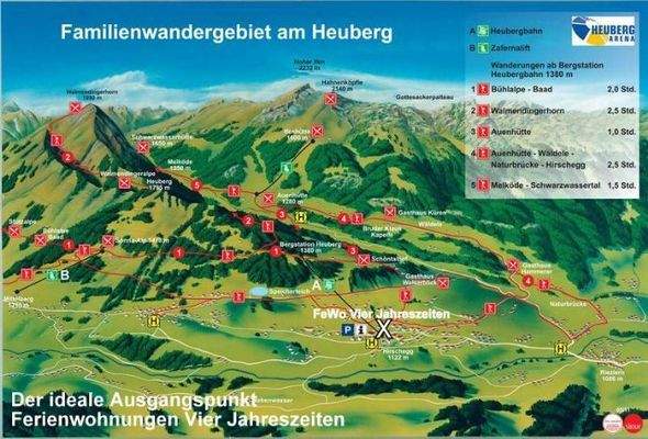 Vom Haus direkt im Wandergebiet Heubergarena