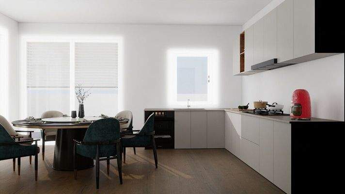 Küche und Eßbereich Beispielbild