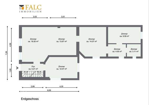 Erdgeschoss Grundriss